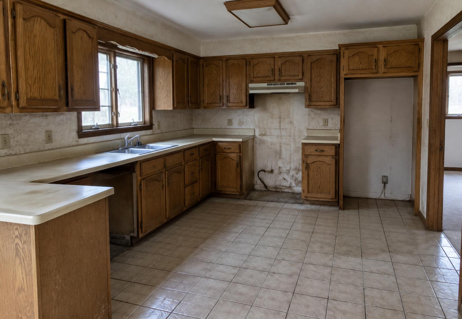 River Oaks Custom Kitchen before construction